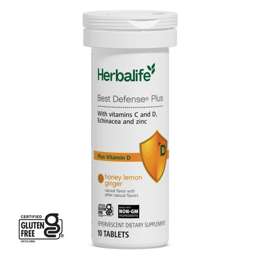 Best Defense® Plus:  Honey Lemon Ginger 10 Tablets per Tube
